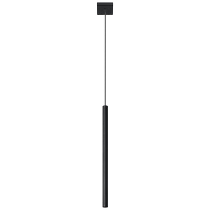 Minimalistische zwarte buishanglamp – modèle Asterion