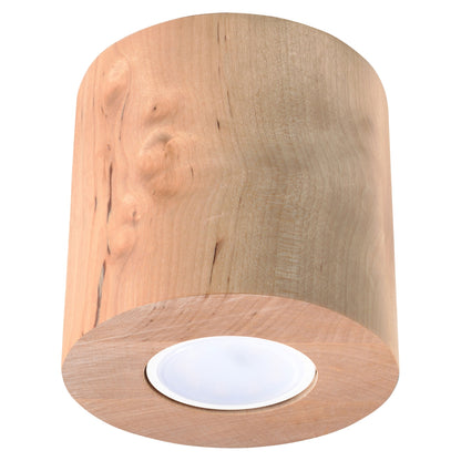 Natuurlijk houten Scandinavisch plafondlicht – modèle Neralis