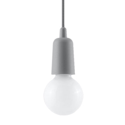 Minimalistische grijze hanglamp woonkamer – Modèle Eryndra