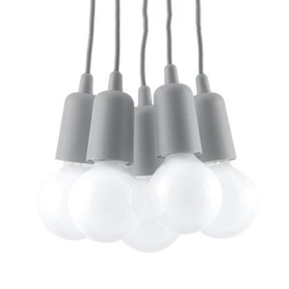 Minimalist Grey Cable Pendant Light – Ardelio