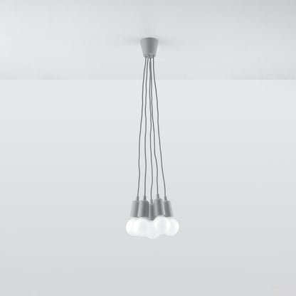 Minimalist Grey Cable Pendant Light – Ardelio