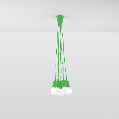 Green Minimalist Cable Pendant Light – Veridra