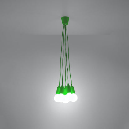 Green Minimalist Cable Pendant Light – Veridra