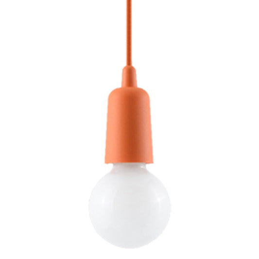 Minimalistische oranje hanglamp woonkamer – Modèle Solenya