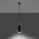 Industrial design black concrete pendant light – Orphéla model