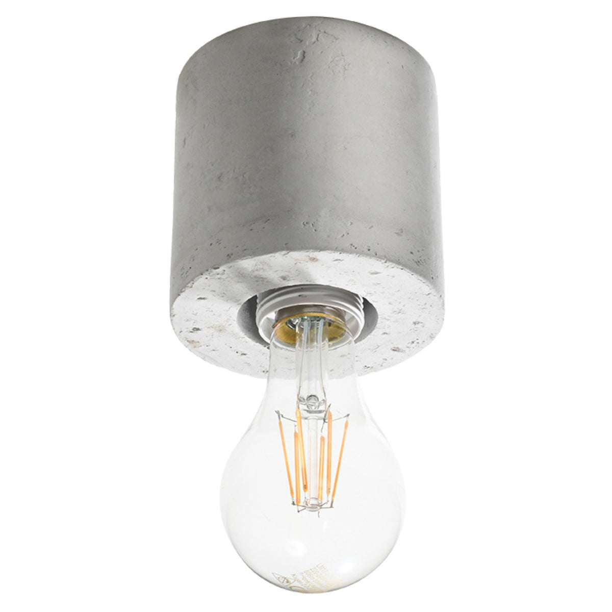 Plafondlamp grijs beton minimalistische woonkamer – Modèle Arkanor