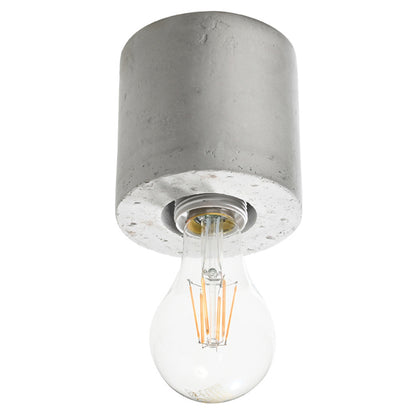 Plafondlamp grijs beton minimalistische woonkamer – Modèle Arkanor