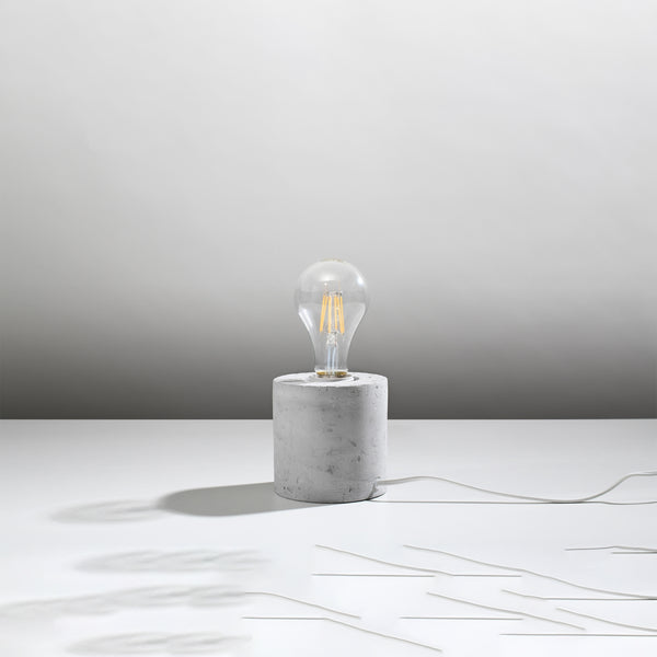 Minimalist concrete desk lamp – Cimmera model