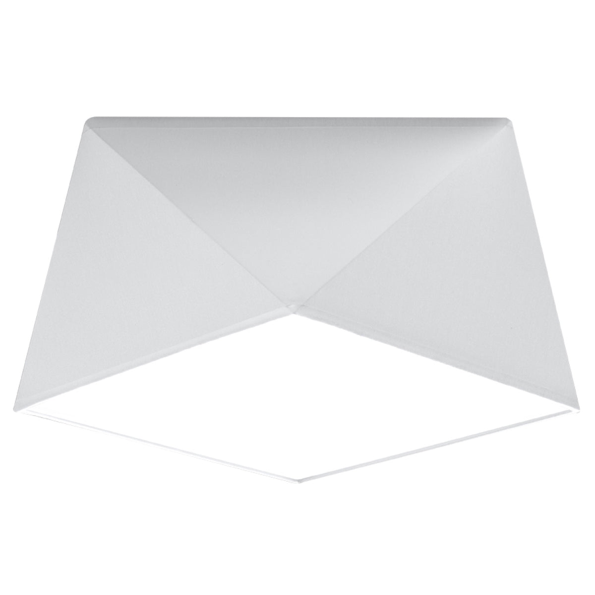 Plafondlamp geometrisch wit modern woonkamer – Modèle Hexandor