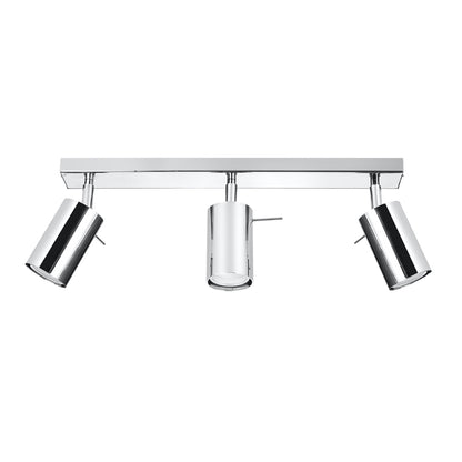 Plafondlamp chroom modern 3 verstelbare spots – Modèle Arionys