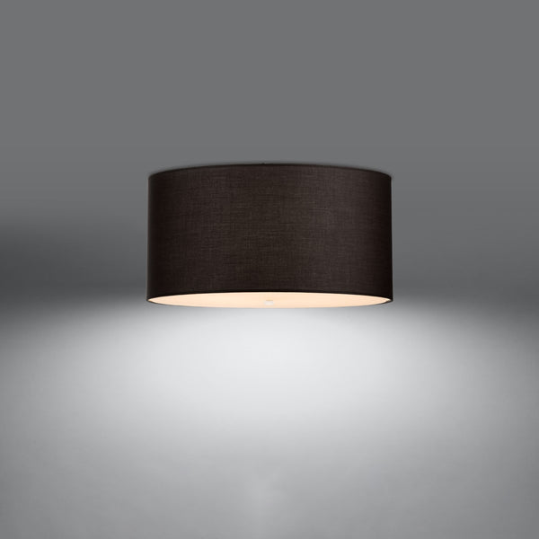 Minimalist black ceiling light for living room – Elarion model