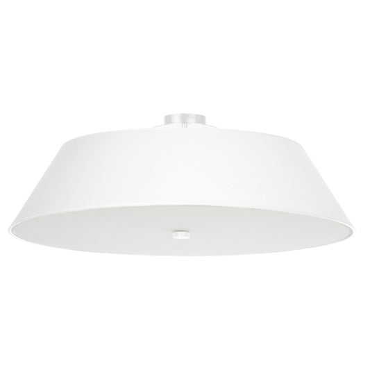 Plafondlamp minimalistische stof wit woonkamer – Modèle Asterion