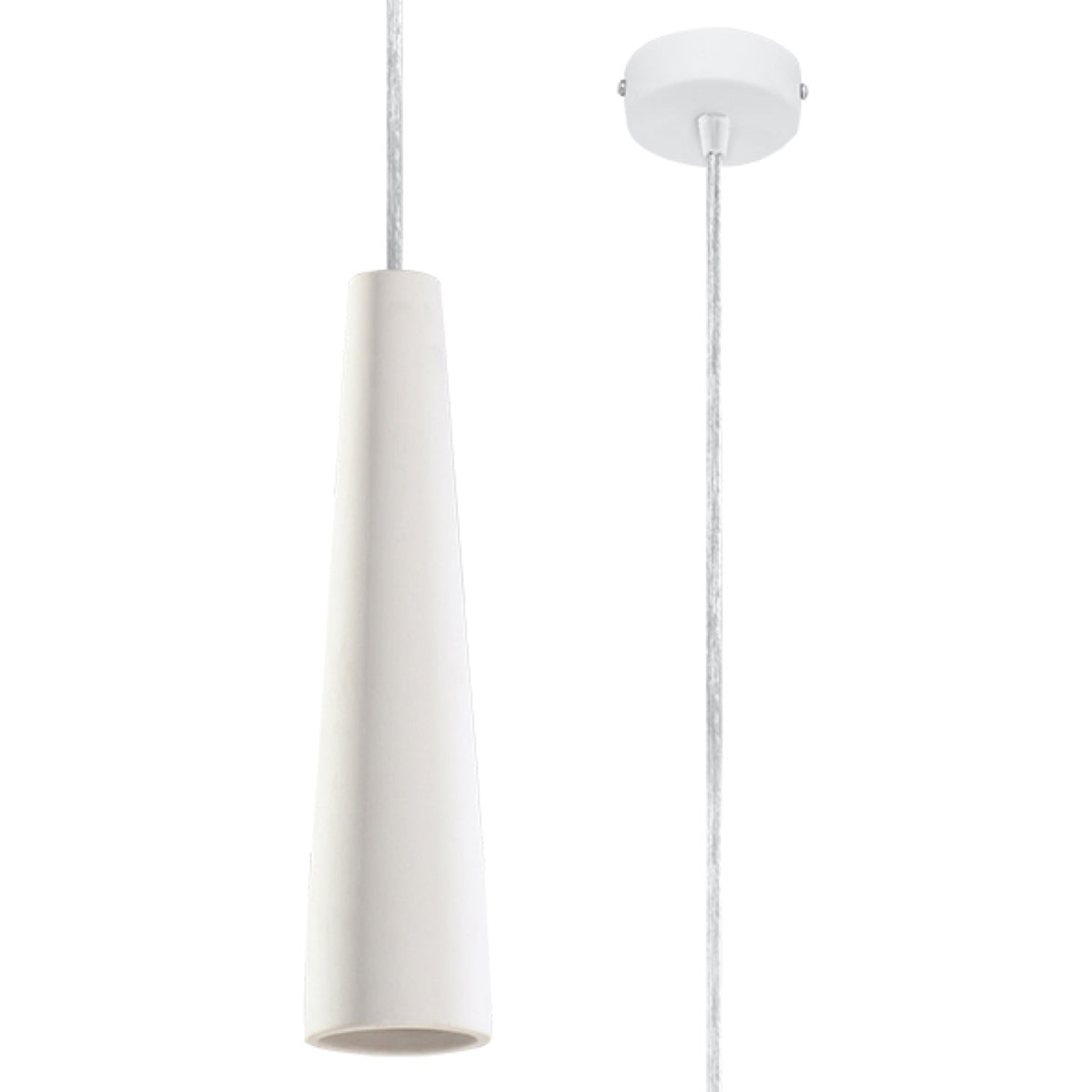 Hanglamp keramiek wit modern – Modèle Ephyrae