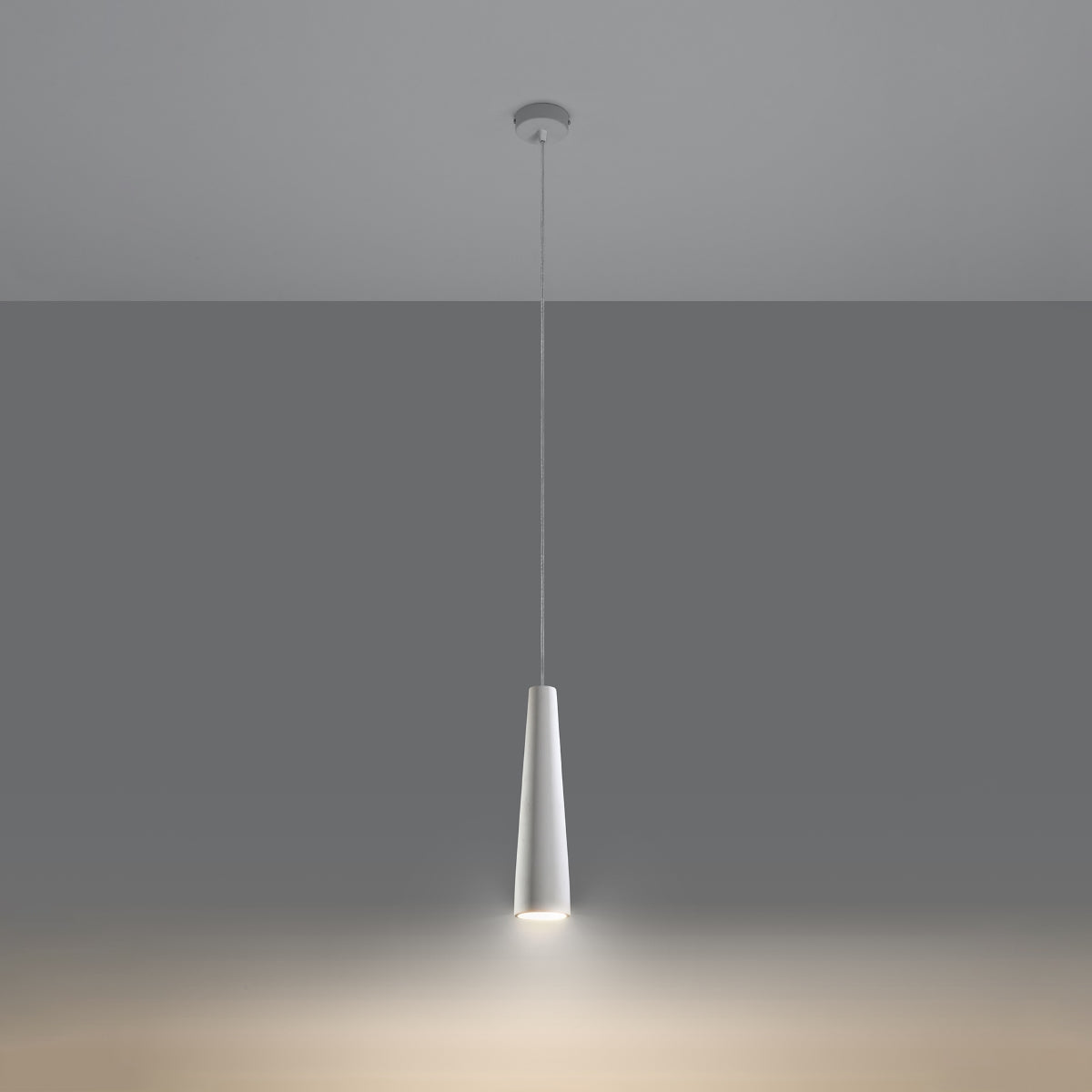 Moderne witte keramische hanglamp – model Ephyrae