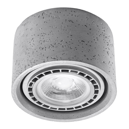 Plafondlamp beton grijs minimalistische woonkamer – Modèle Orsyn