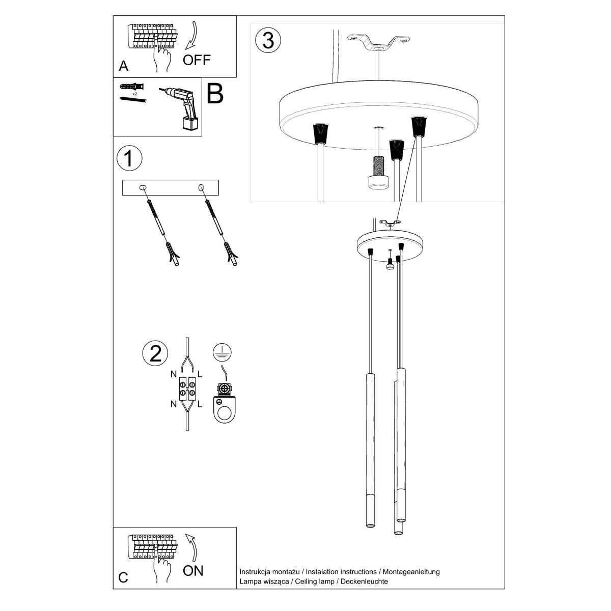 Suspension luminaire modèle Arcanis photo 5 | Luxarmonie