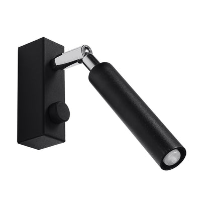 Wandlamp buis zwart verstelbaar modern – Norythra