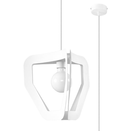 Hanglamp minimalistische wit voor woonkamer – Modèle Asterion