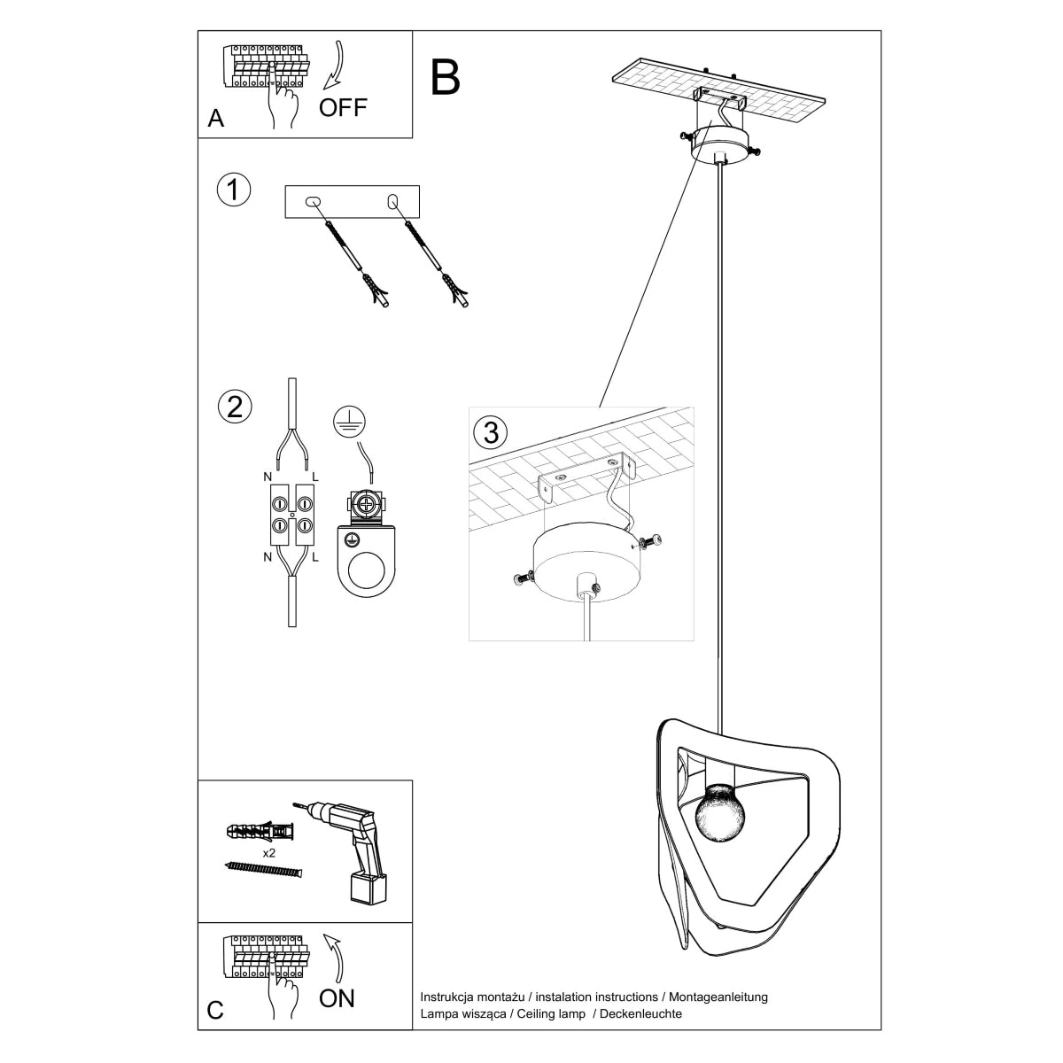 Suspension luminaire modèle Asterion photo 5 | Luxarmonie