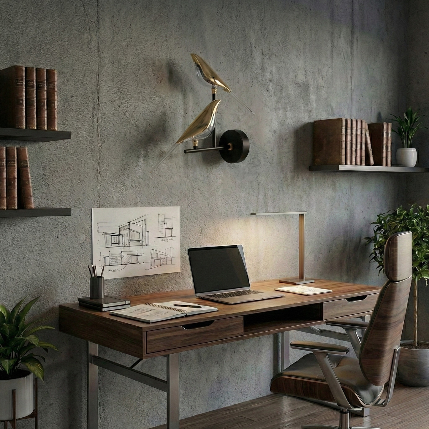 Wandlamp Natuur Elegantie Origineel Design – Birdy