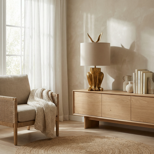 Elegant Nachtlampje Moderne Dierlijke Silhouet – Auralis