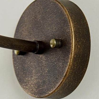 Rustieke wandlamp in antiek messing voor buiten – Aurélice