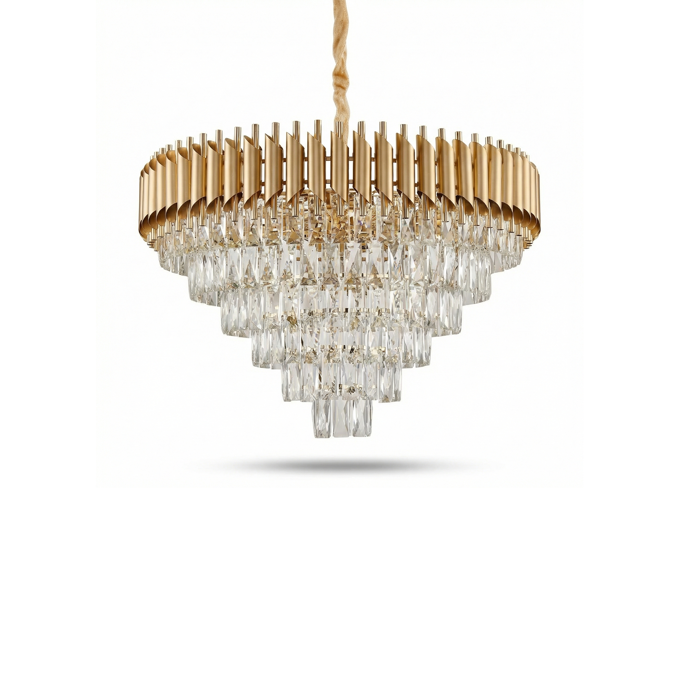 Premium hanglamp met glitterende kralen en majestueuze glans – Orchidée