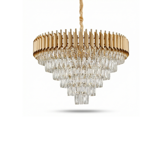 Premium hanglamp met glitterende kralen en majestueuze glans – Orchidée