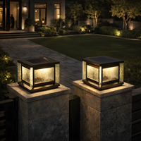 Lampadaire solaire extérieur étanche style néo-chinois – Zolaris