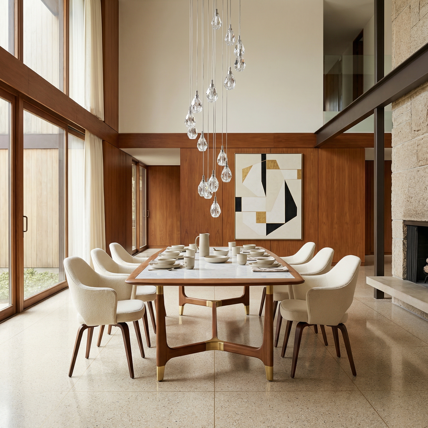 Premium LED hanglamp met adaptieve esthetiek en snelle installatie – Aurela