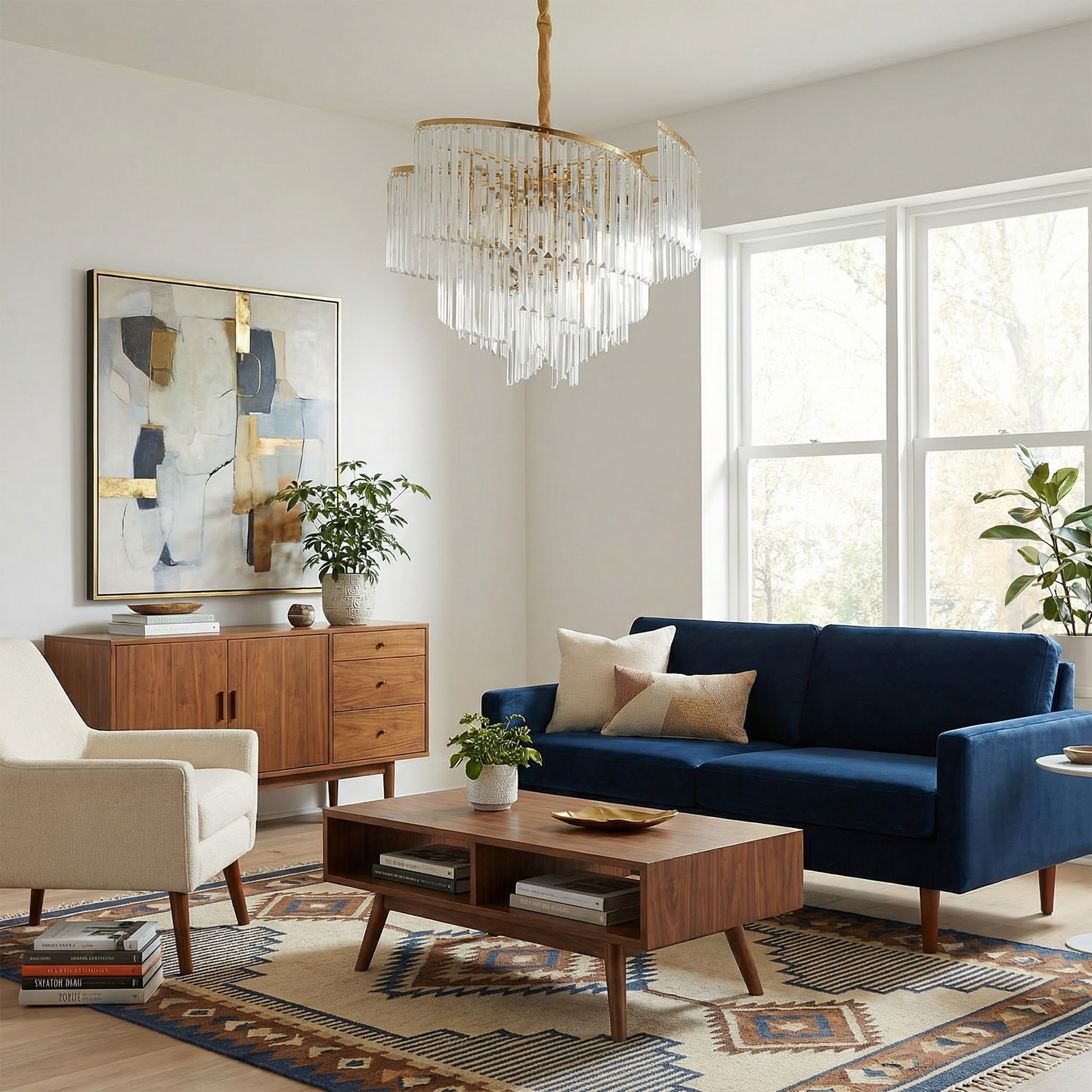 Hanglamp Artistiek Gedraaide Kristallen Majestueuze Sfeer – Illumia