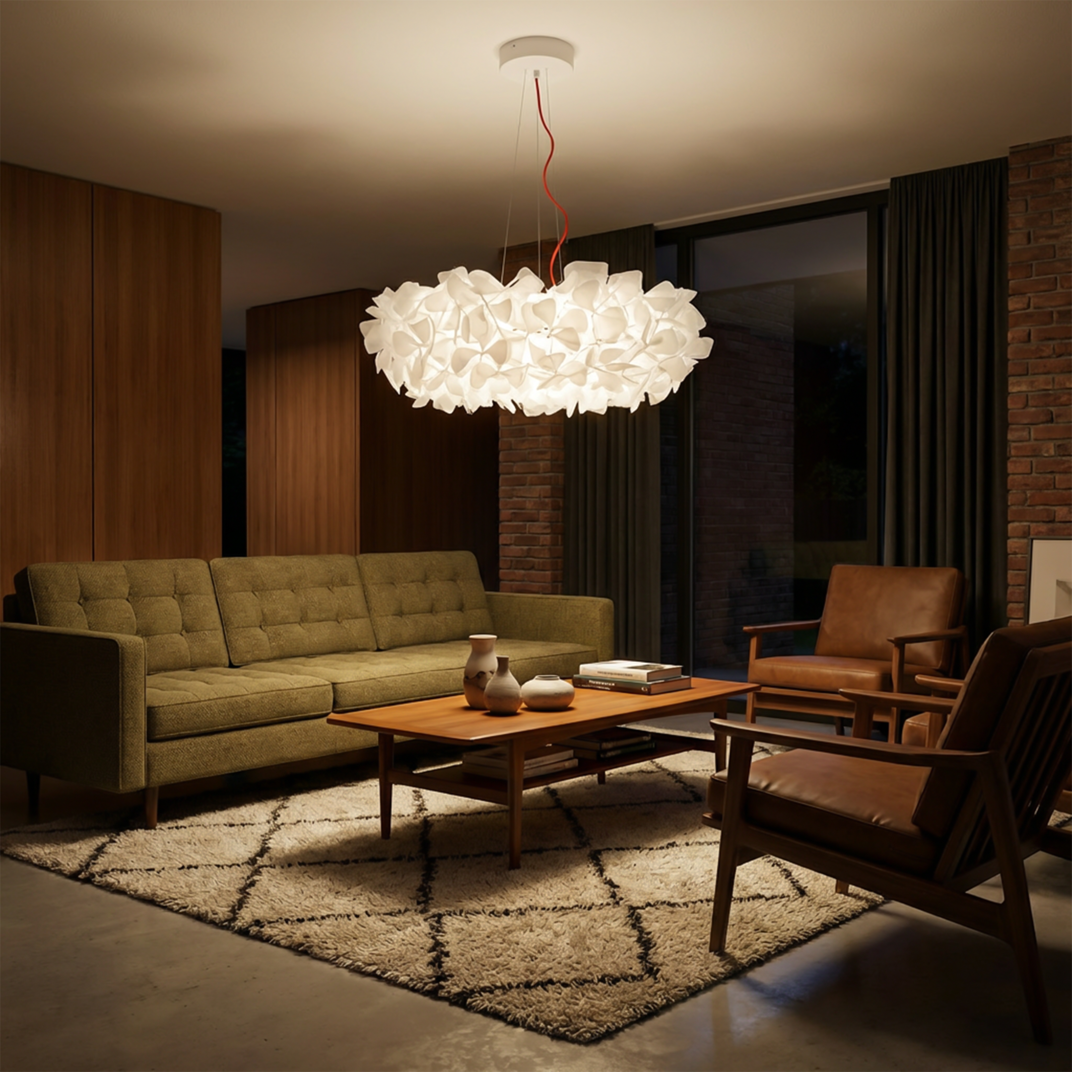 Lustre Moderne en Cristal pour Salon et Chambre – Elestia
