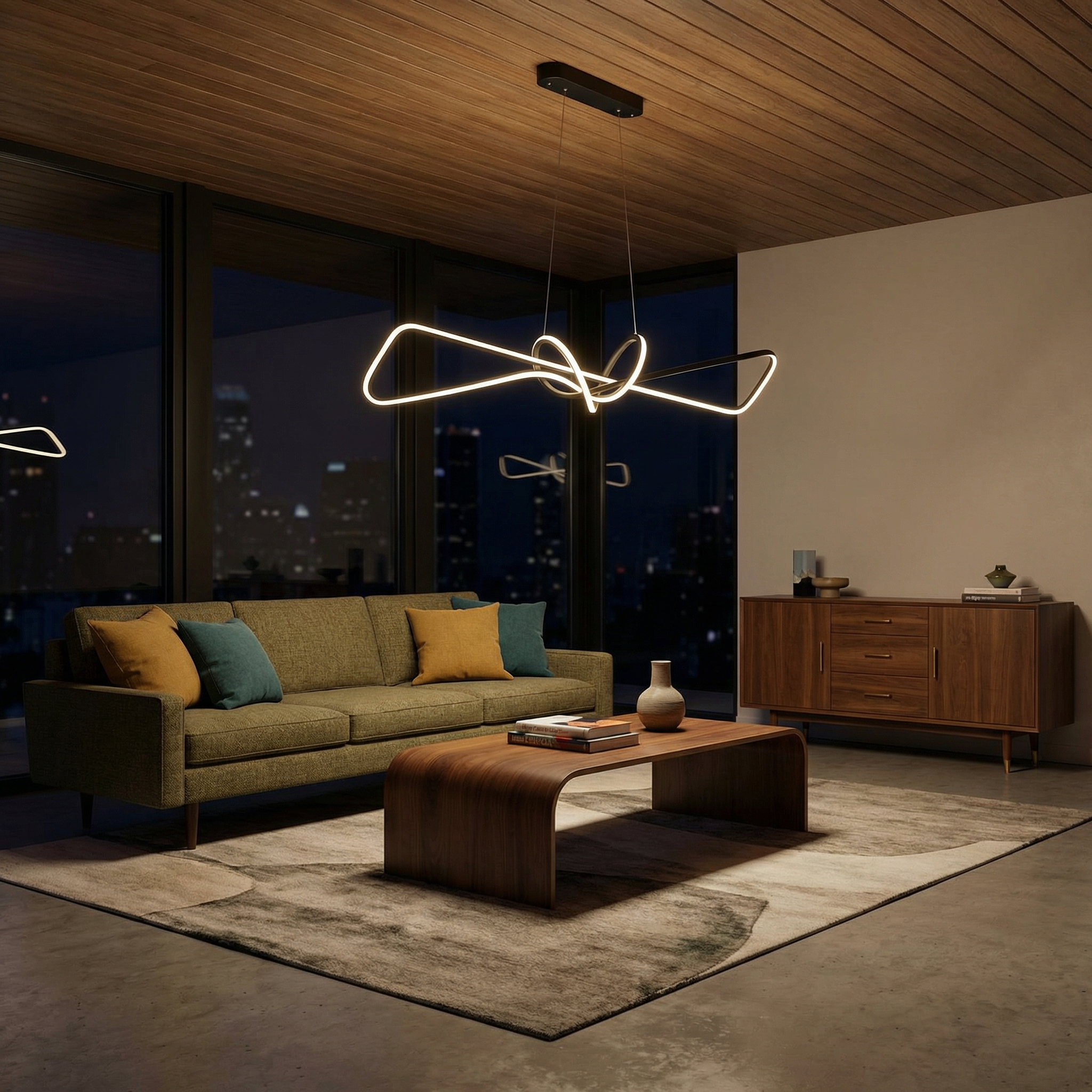 Nebula Ceiling Light Detail View – Luxarmonie