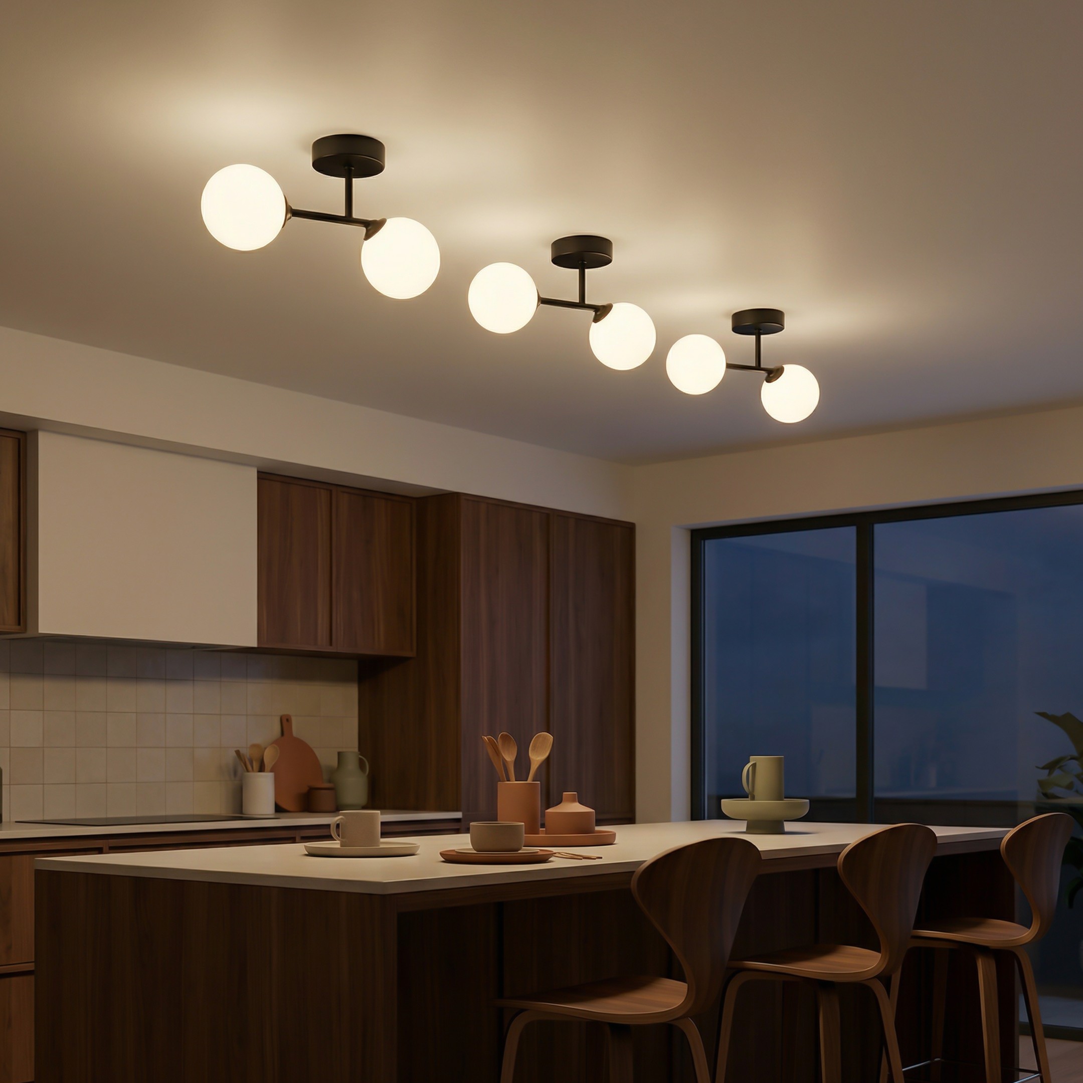 LED-plafondlamp Comfortabele Sfeer Scandinavische Stijl – Nordic