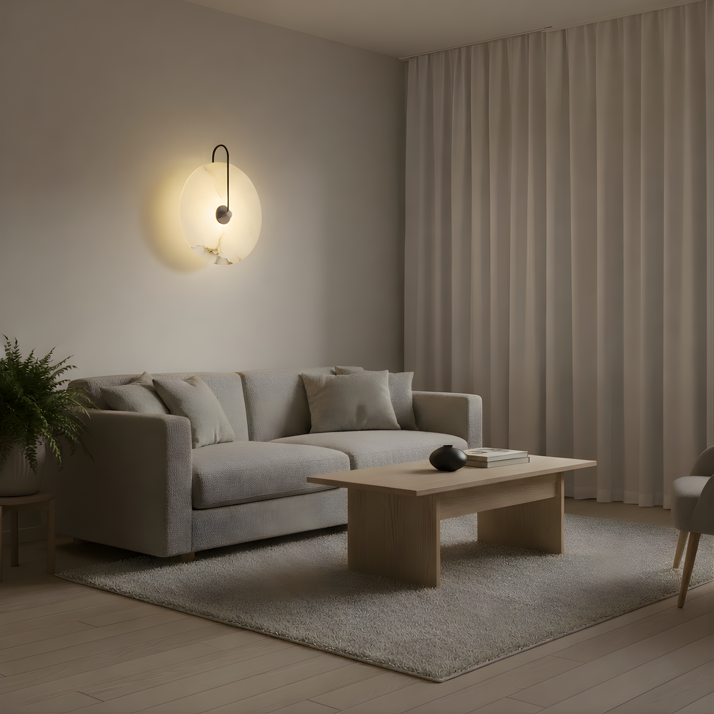 Applique Murale Sophistiquée Style Moderne et Durable – Glowra