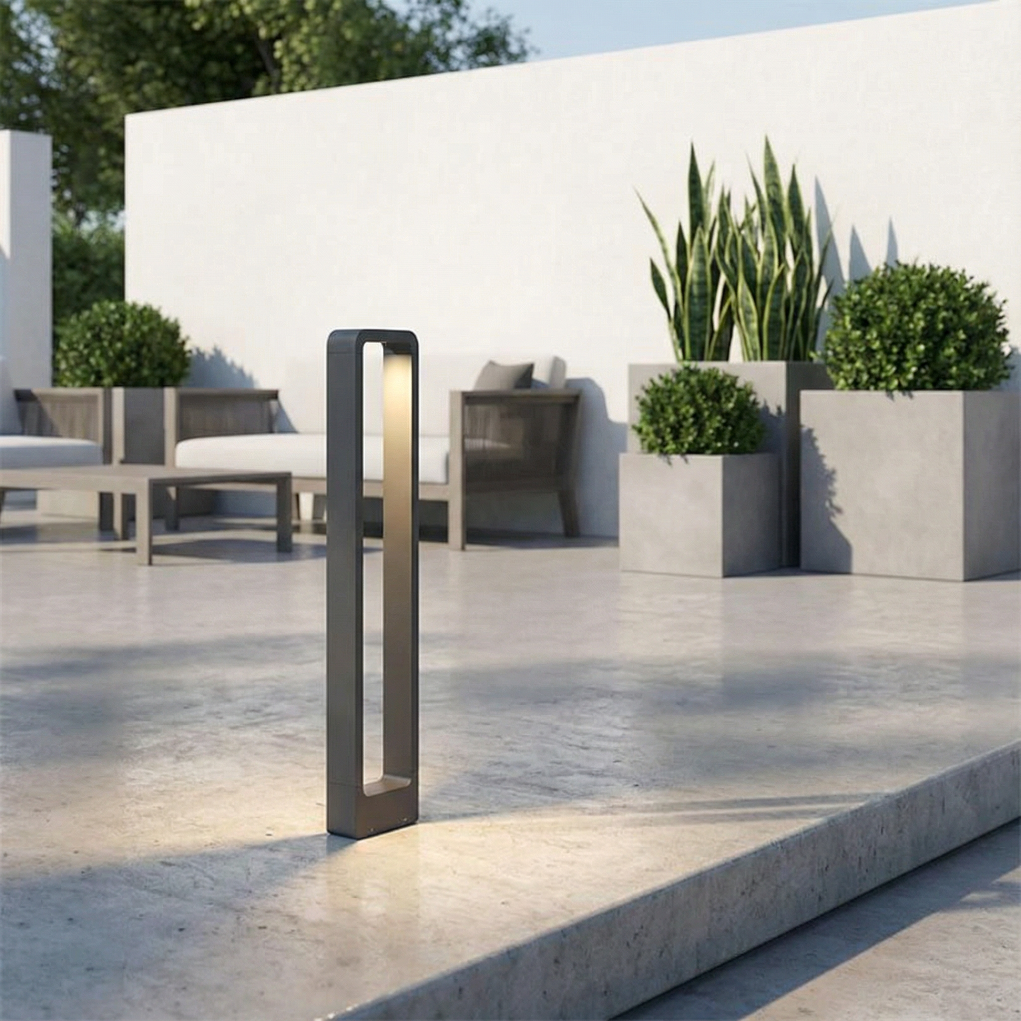 LED-tuinlampen in aluminium waterdicht – Alumea