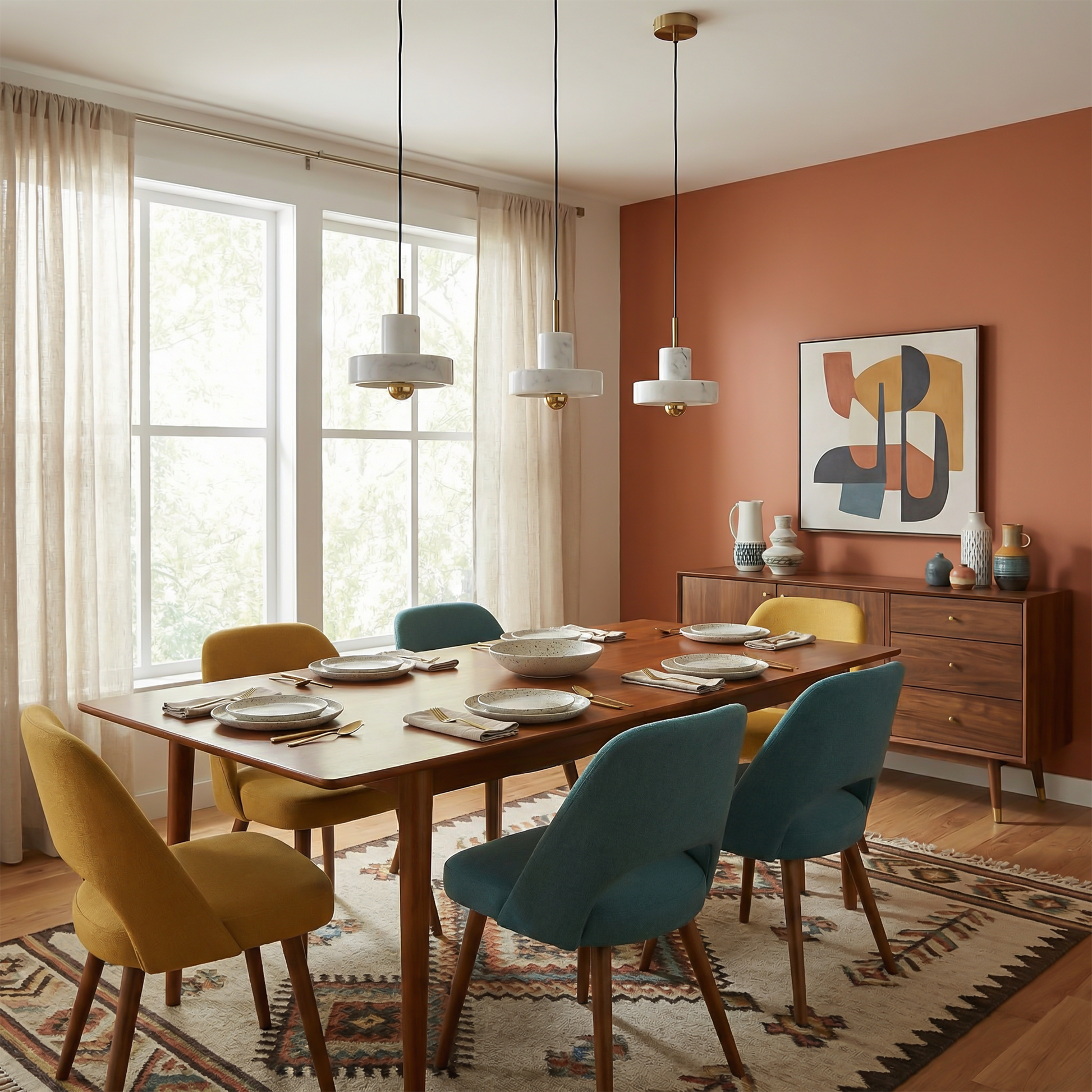 Golden Pendant Ambiance View – Luxarmonie