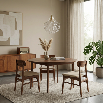 Modern glas- en metalen hanglamp voor slaapkamer – Orneli
