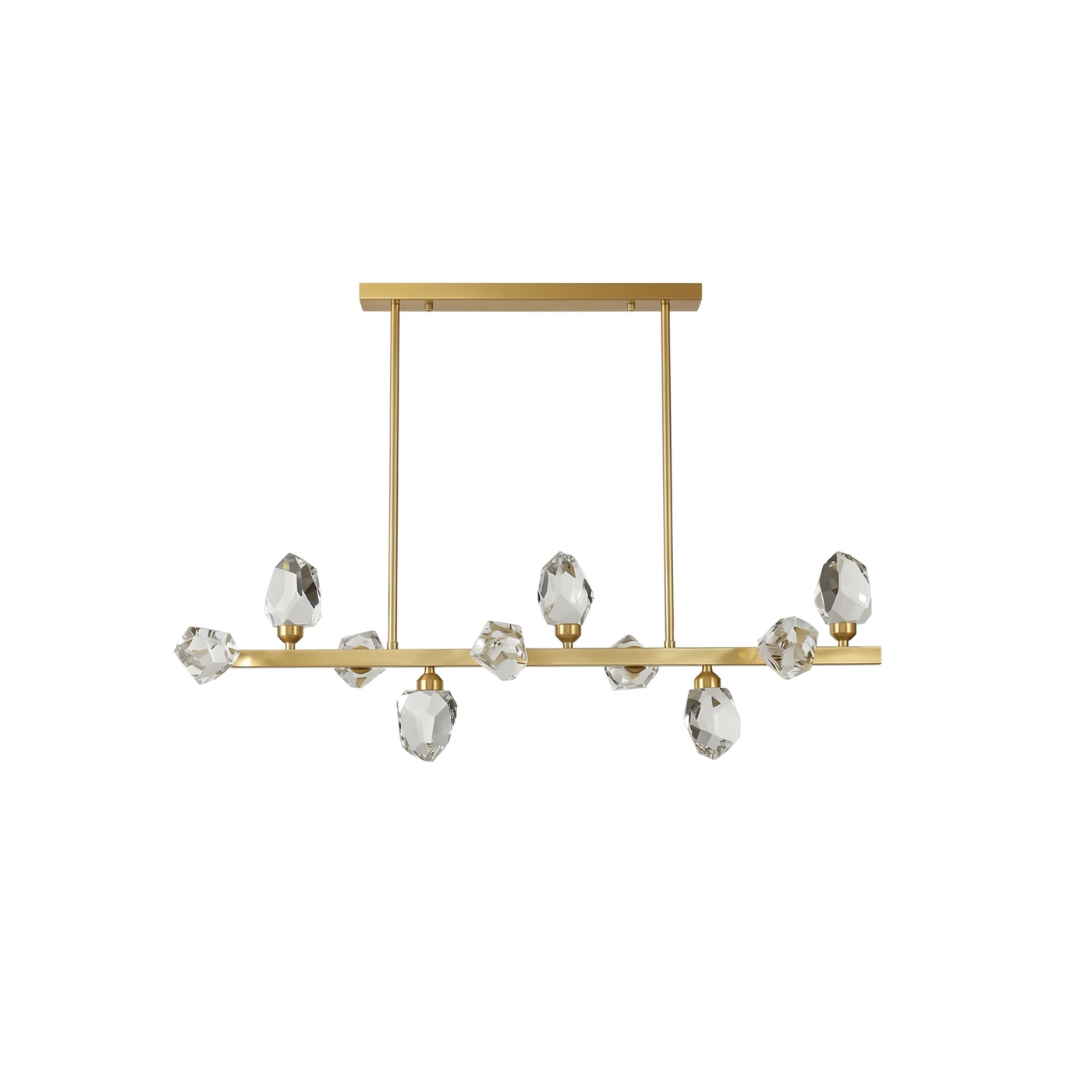 Suspension Design Géométrique Chic en Cristal – Cubic