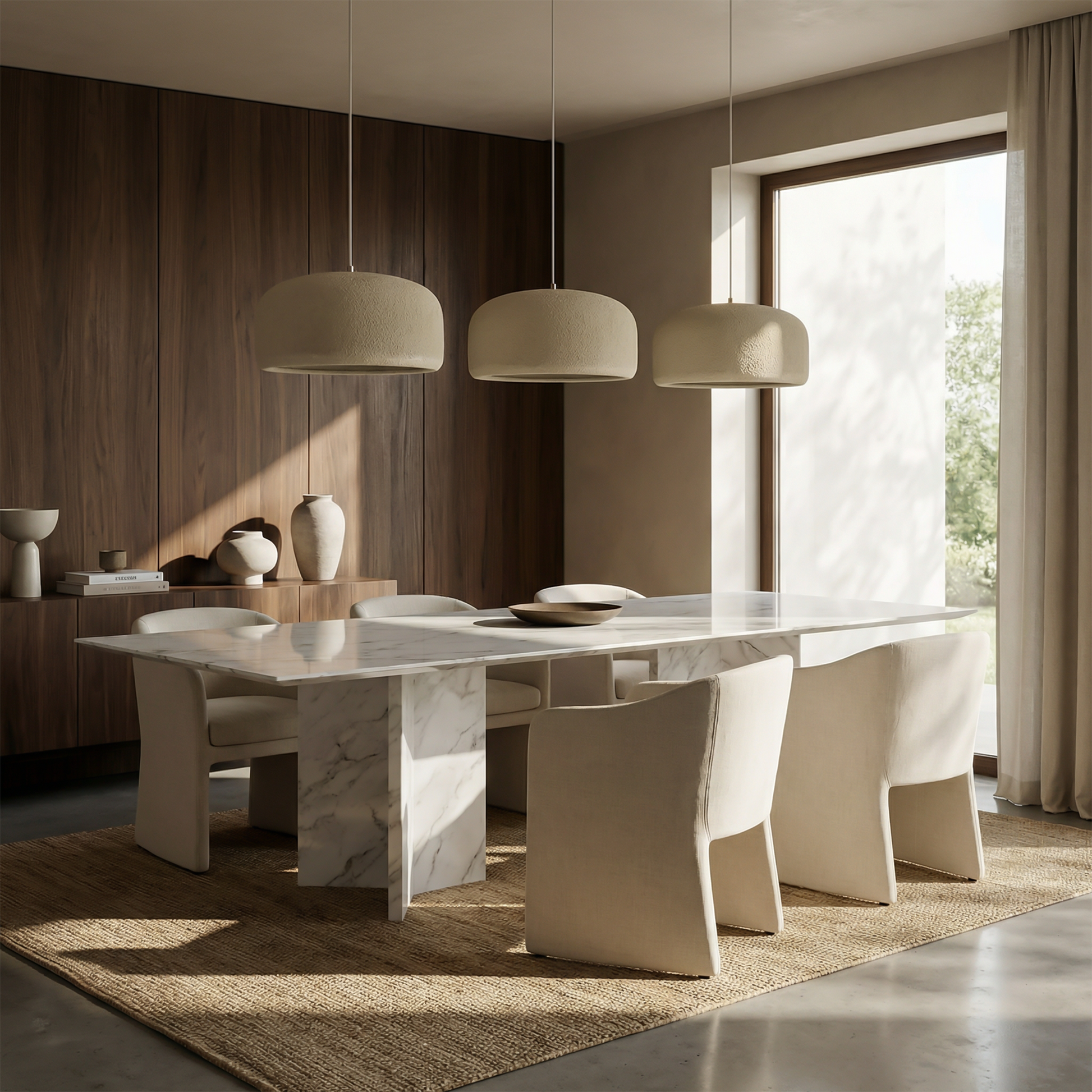 Minimalistische LED Hanglamp in Polymeer voor Bars en Restaurants – Zélynor