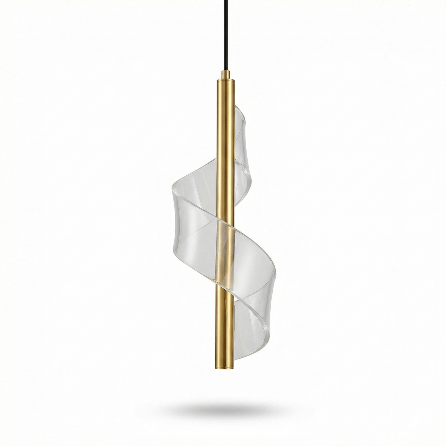 Modern Minimalistische Hanglamp met PVC-Lampenkap – Éclipse Noire