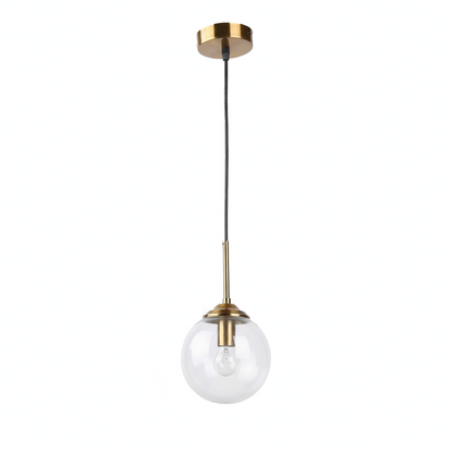 LED-hanglamp in gepolijst glas voor woonkamer – Crealuxai