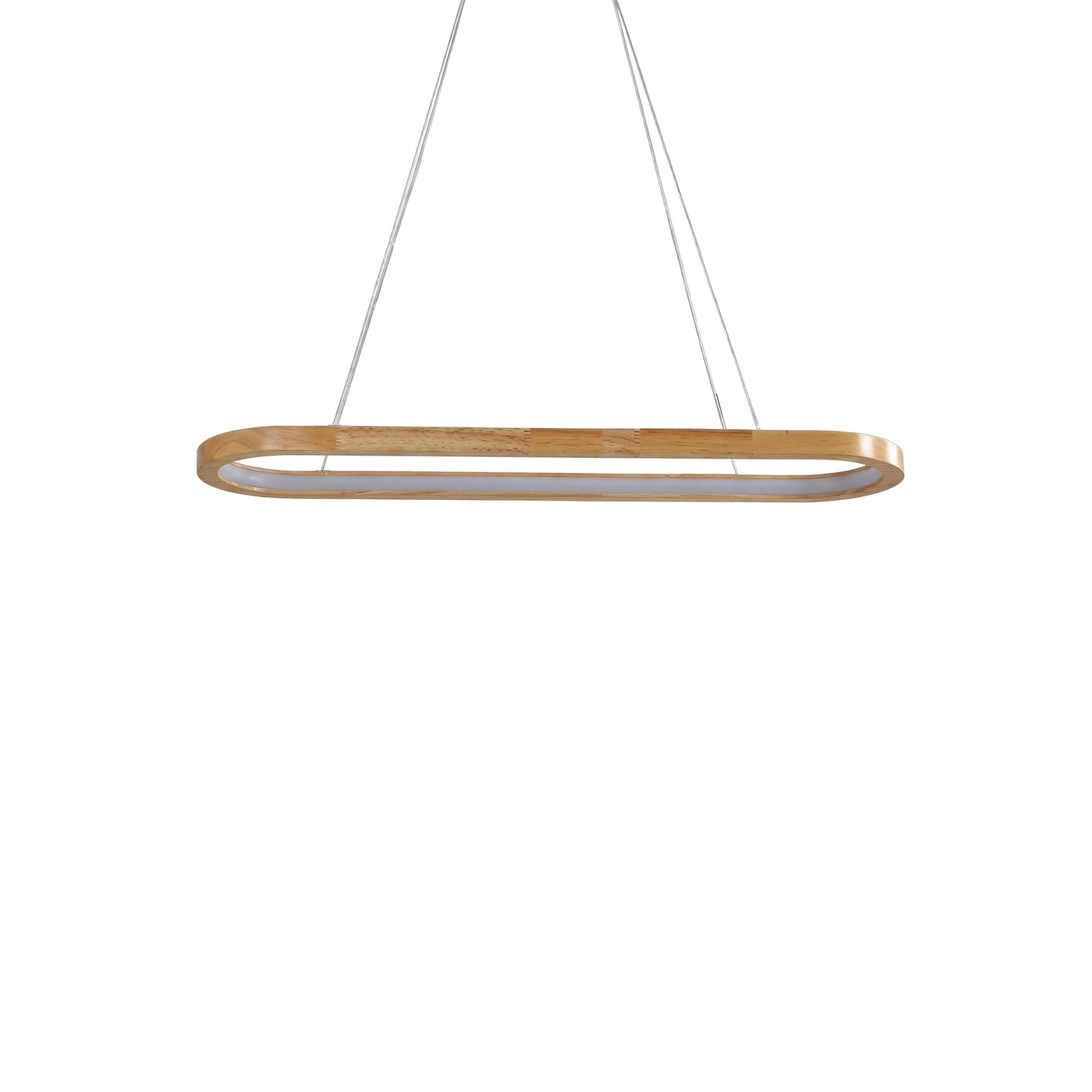 Suspension Bois Naturel LED Ambiance Chaleureuse – Obscalis