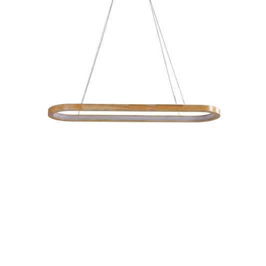 Natuurlijke houten hanglamp met LED en warme sfeer – Obscalis