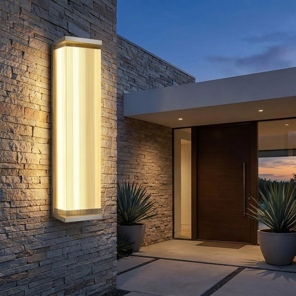 Applique murale LED design contemporain noir mat Halosmia pour éclairage extérieur - vue 14