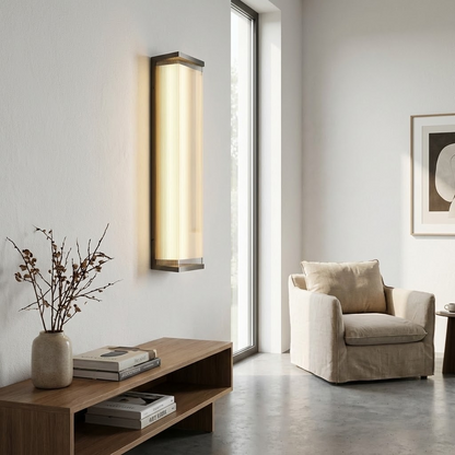 LED wall sconce contemporary matte black design Halosmia for outdoor lighting - view 12