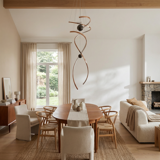 Moderne LED hanglamp voor woonkamer – Alurexia