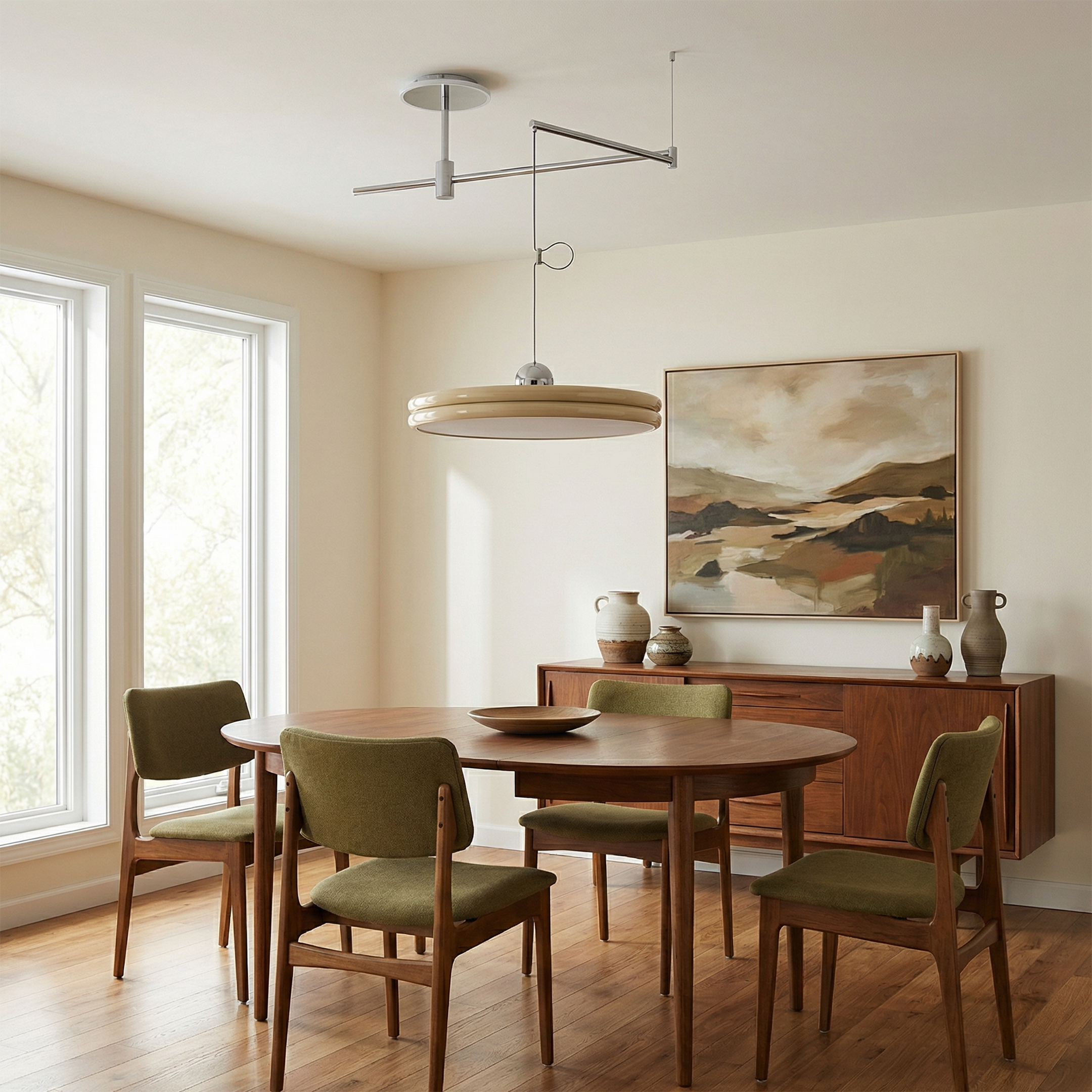 Elegante plafondlamp winterse sfeer – Nara