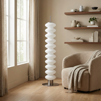 Lampadaire Contemporain et Acrylique Variateur Inclus – Tour d’Ondes