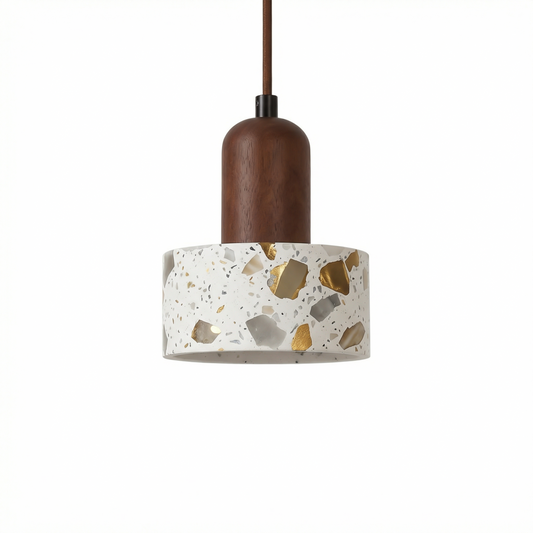 LED Binnenshanglamp Edele Materialen Moderner Stijl – Éclat Terrazzo